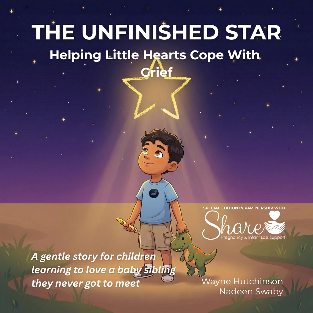 The Unfinished Star — special edition cover in partnership with SHARE Pregnancy & Infant Loss Support