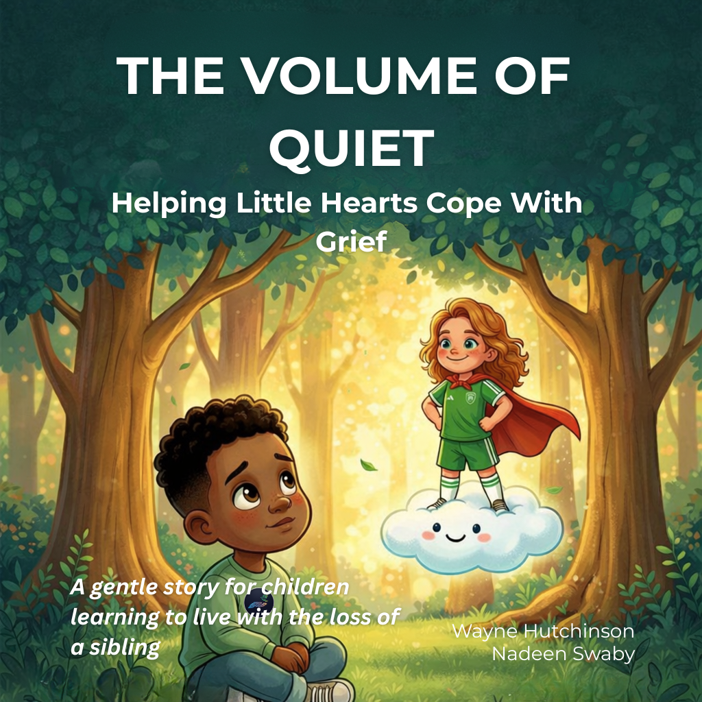 The Volume of Quiet: Helping Little Hearts Cope With Grief — book cover