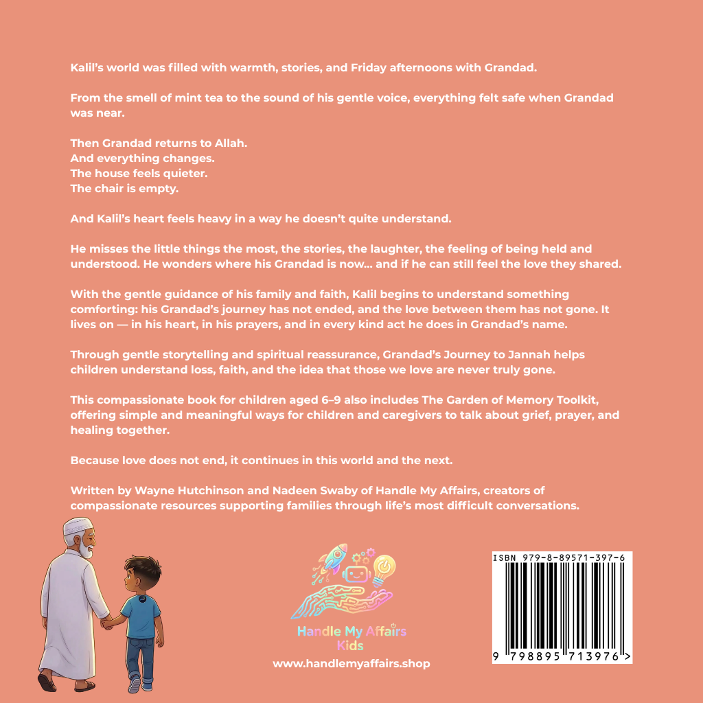Grandad's Journey to Jannah: Helping Little Hearts Cope With Grief